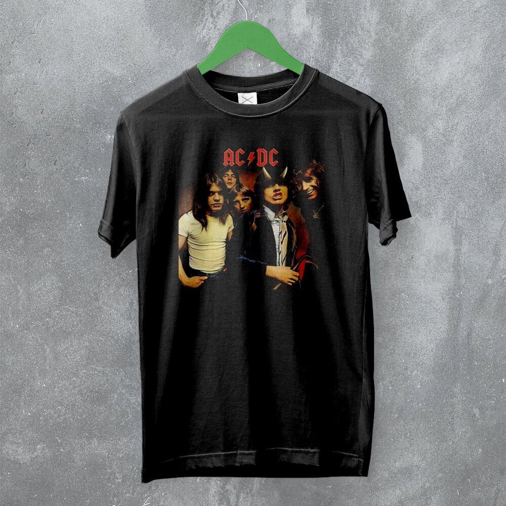 ACDC Highway To Hell Heavy Metal Rock Band Classic Album Music T-Shirt 73